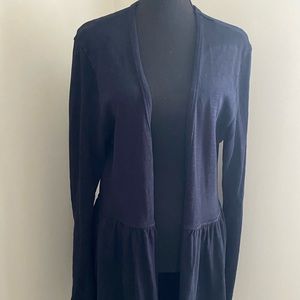 Blue Cardigan from Anthropologie Tla